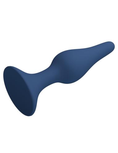 Mr play - plug anal cónico silicona azul xl