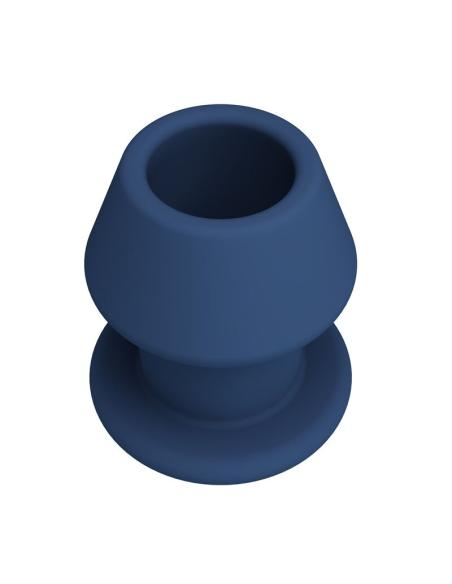 Mr play - jack plug anal hueco silicona azul talla m