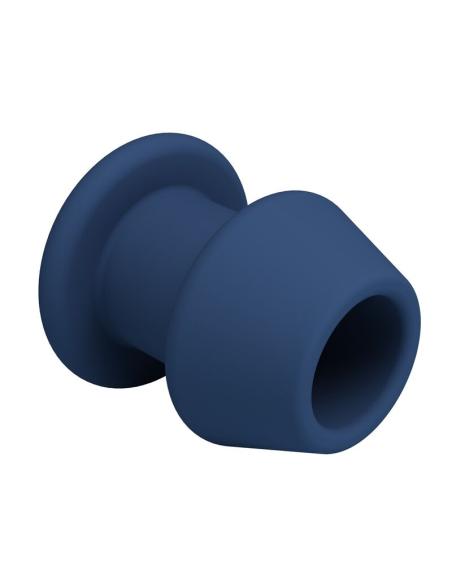Mr play - jack plug anal hueco silicona azul talla m