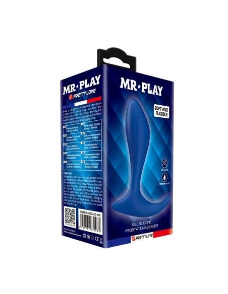 Mr play - masajeador de próstata azul