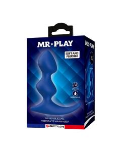 Mr play - plug anal azul ergonómico 2