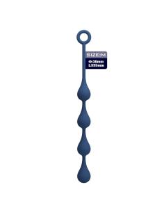 Mr play - bolas anales silicona azul talla m 33 cm 2