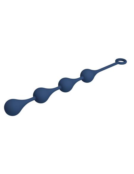 Mr play - bolas anales silicona azul talla l 42,6 cm