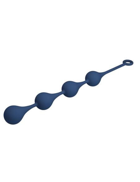 Mr play - bolas anales silicona azul talla xl 52,5 cm