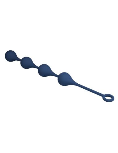 Mr play - bolas anales silicona azul talla xl 52,5 cm
