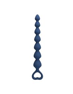Mr play - bolas anales y plug anal silicona azul 26,7 cm 2