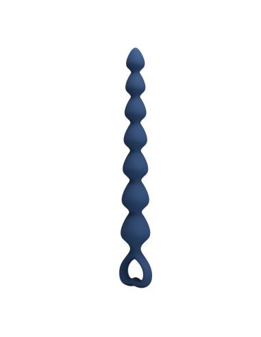 Mr play - bolas anales y plug anal silicona azul 26,7 cm