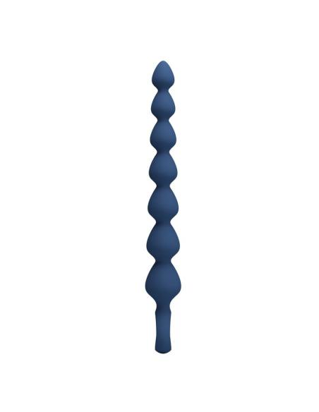 Mr play - bolas anales y plug anal silicona azul 26,7 cm
