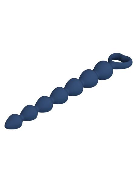 Mr play - bolas anales y plug anal silicona azul 26,7 cm