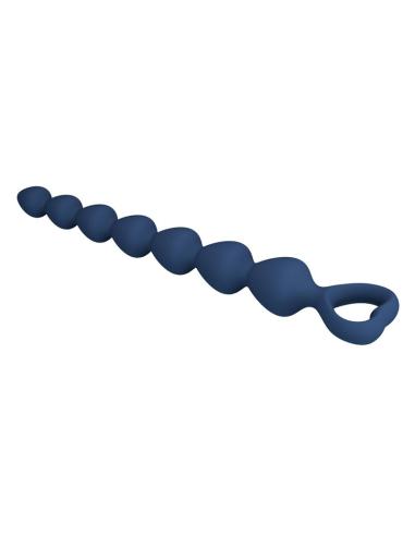 Mr play - bolas anales y plug anal silicona azul 26,7 cm