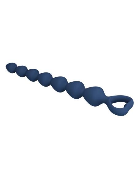 Mr play - bolas anales y plug anal silicona azul 26,7 cm