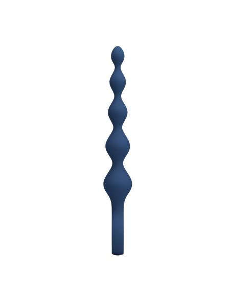 Mr play - bolas anales y plug anal silicona azul 20,4 cm