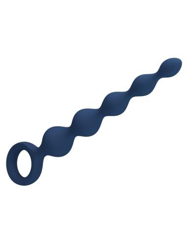 Mr play - bolas anales y plug anal silicona azul 20,4 cm