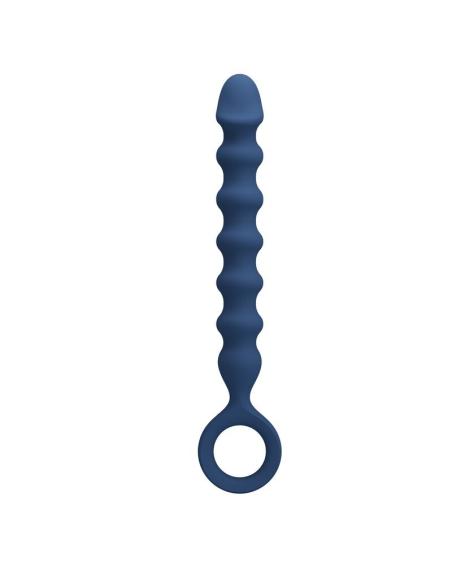 Mr play - bolas anales y plug anal silicona azul -ø- 3,4 cm - 28,5 cm
