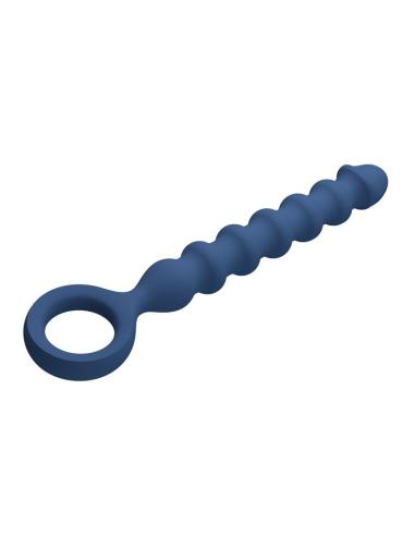 Mr play - bolas anales y plug anal silicona azul -ø- 3,4 cm - 28,5 cm