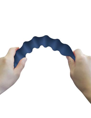 Mr play - bolas anales y plug anal silicona azul -ø- 3,4 cm - 28,5 cm