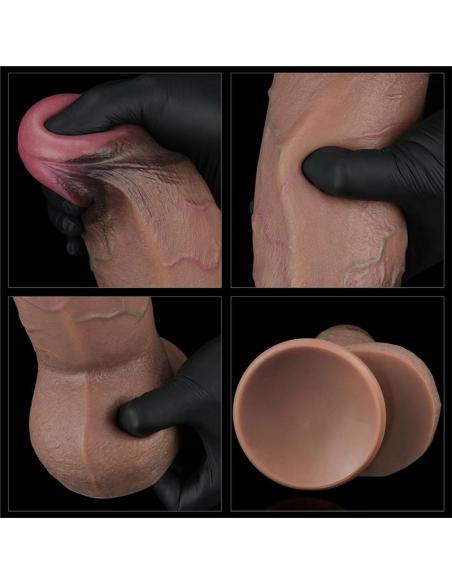 Dildo Silicona Dual Layered XXL 9.5