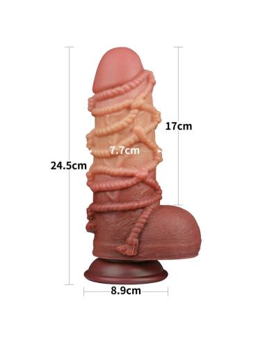Dildo Dual Layer Tamaño King Nature 9.5