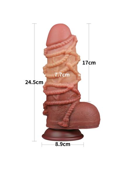 Dildo Dual Layer Tamaño King Nature 9.5