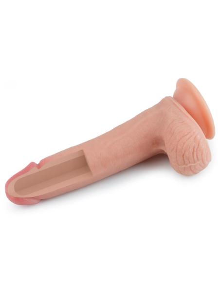 Dildo Nature 8 Silicona Líquida Natural