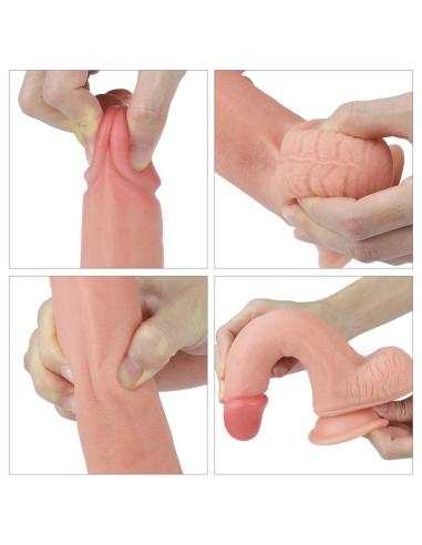 Dildo Nature 8 Silicona Líquida Natural