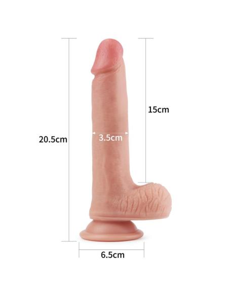 Dildo Nature 8 Silicona Líquida Natural