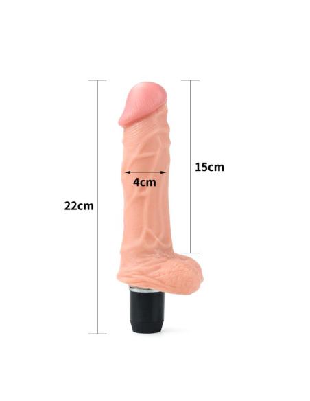 Dildo Flexi 9 con Vibración Natural