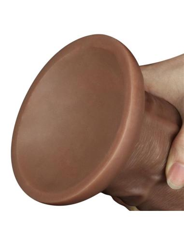 Dildo King 10.5 con Vibración Chubby Marrón