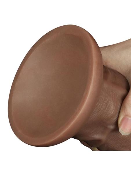 Dildo King 10.5 con Vibración Chubby Marrón