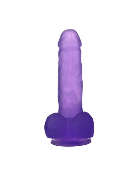 Dildo Jelly Studs 7 Púrpura