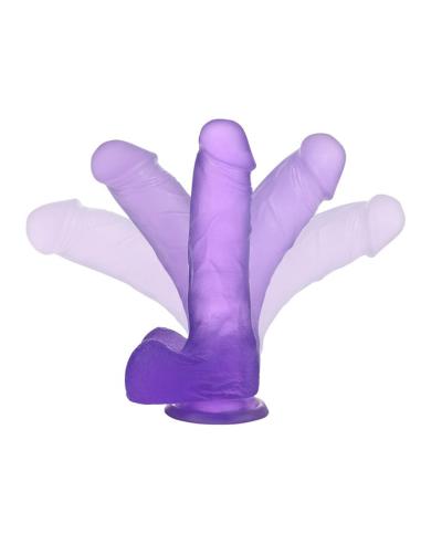 Dildo Jelly Studs 7 Púrpura