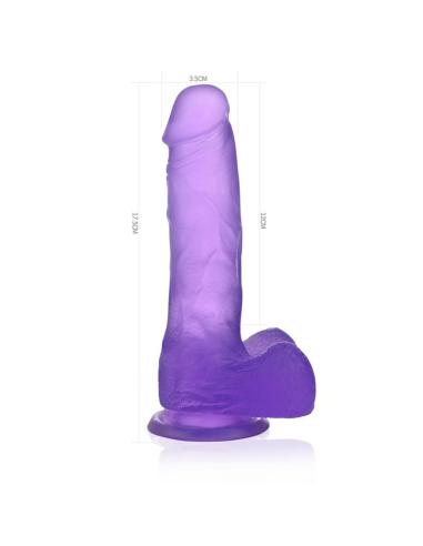 Dildo Jelly Studs 7 Púrpura