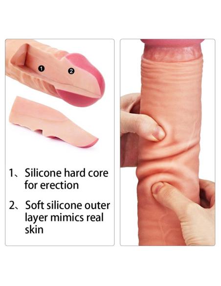 Dildo Nature 12 Dual Layer Natural