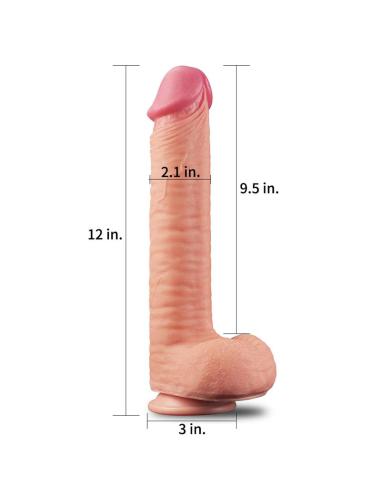 Dildo Nature 12 Dual Layer Natural