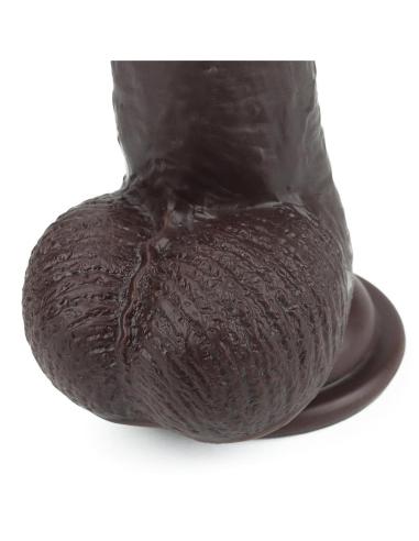 Dildo con Piel Retractil 9 Negro