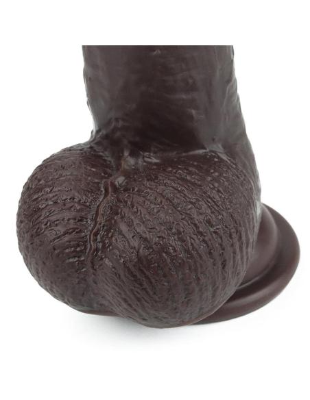 Dildo con Piel Retractil 9 Negro