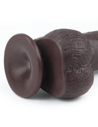 Dildo con Piel Retractil 9 Negro