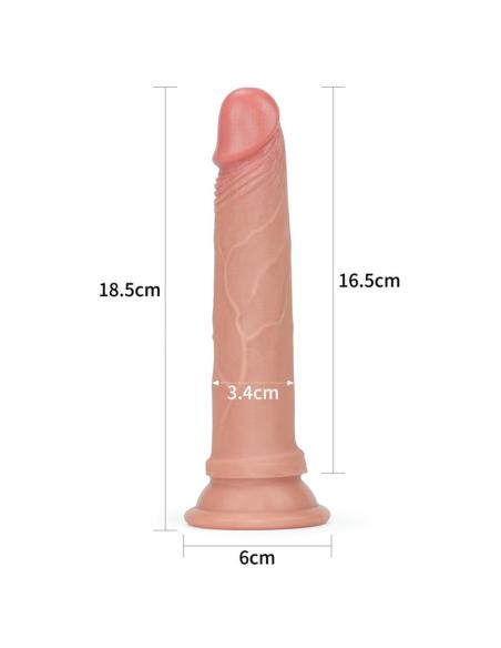 Dildo Nature 7 Silicona Líquida Natural