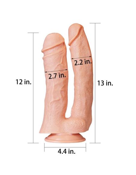 Dildo Doble King 12 Natural