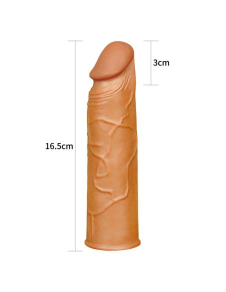 Funda para el Pene Pleasure X Tender Marrón