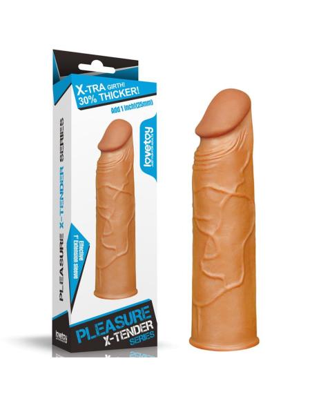 Funda para el Pene Pleasure X Tender Marrón