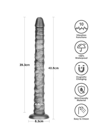 Vibrax Slider DIldo Anal con Vibración King Sized 16