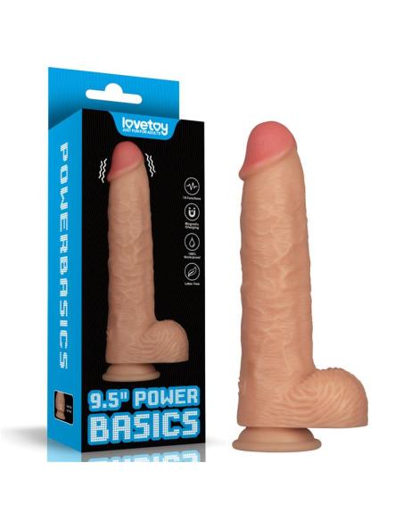 Power Basics Dildo con Vibración 9.5