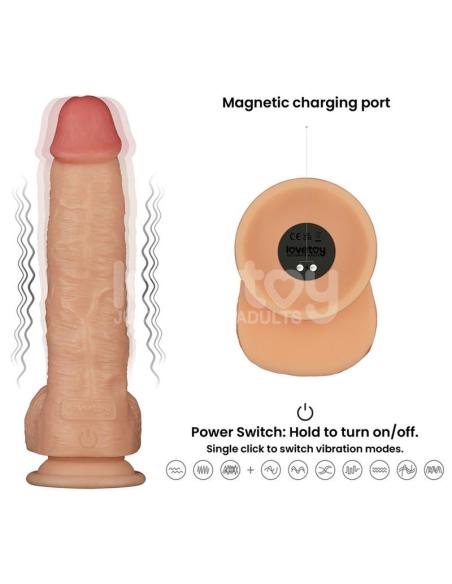 Power Basics Dildo con Vibración 9.5