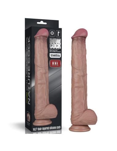 Dildo Dual Layer Articulable XXL 14,5