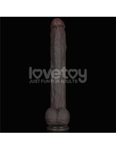 Dildo Dual Layered Articulable XXL 14.5 2