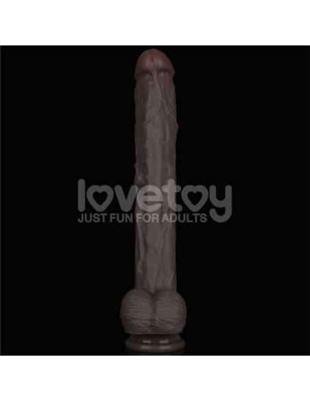 Dildo Dual Layered Articulable XXL 14.5