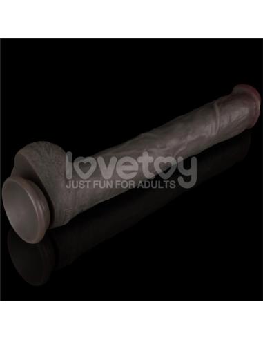 Dildo Dual Layered Articulable XXL 14.5