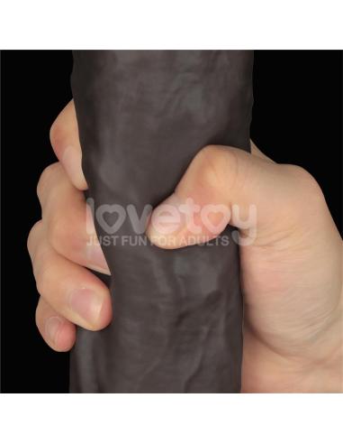 Dildo Dual Layered Articulable XXL 14.5