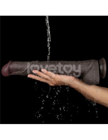 Dildo Dual Layered Articulable XXL 14.5